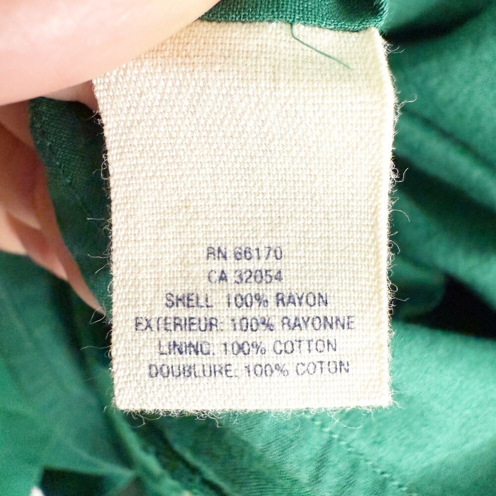Maeve Gathered Together Green Sleeveless Tiered Dress - Size 10 - Picture 5 of 5